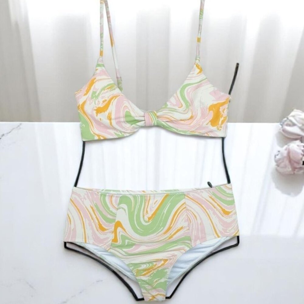 NWT Lost and Wander Radiant River Bikini Set Swimsuit Swimwear - Picture 2 of 9